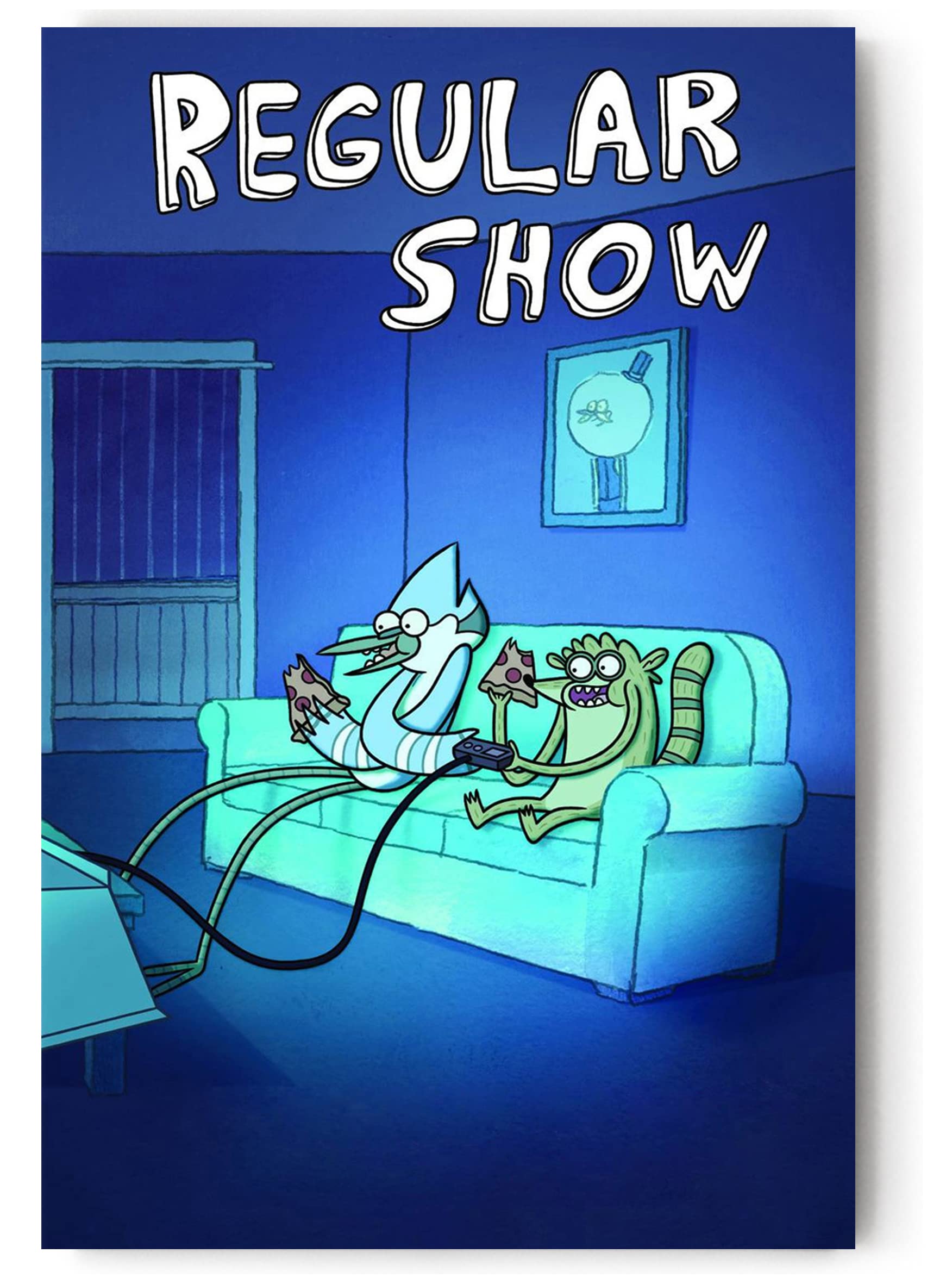 JINNAZY Regula Show Poster TV Show Wall Decor Cartoon Wall Art for