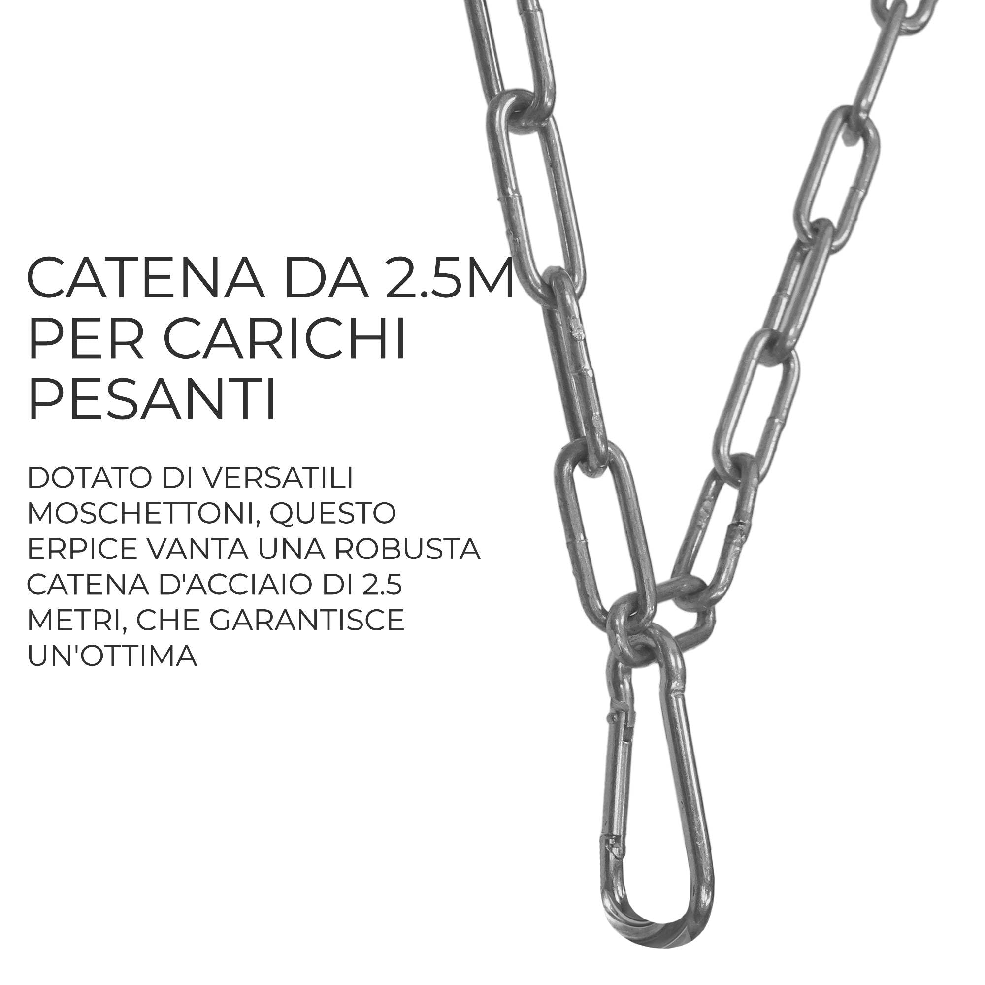 Monster Shop Aratro a traino 120cm di larghezza x 150cm di lunghezza Erpice 2,4 m Catena con ganci rapidi per trattori ATV Rastrello livellamento acciaio 3mm spessore regolabile Agricoltura Campi