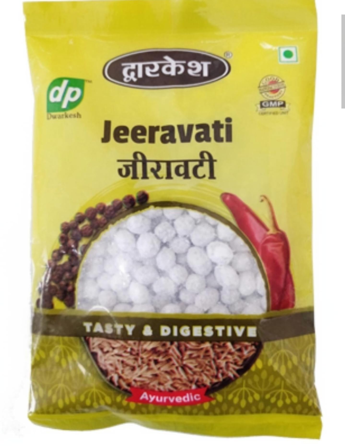 Dwarkesh Products Jeera Vati 4x100 g (Cumin Flavour) Churan Mouth Freshener, Digestive, After-Meal Snack with Jeera Spice Infused Digestive Balls-picture-10