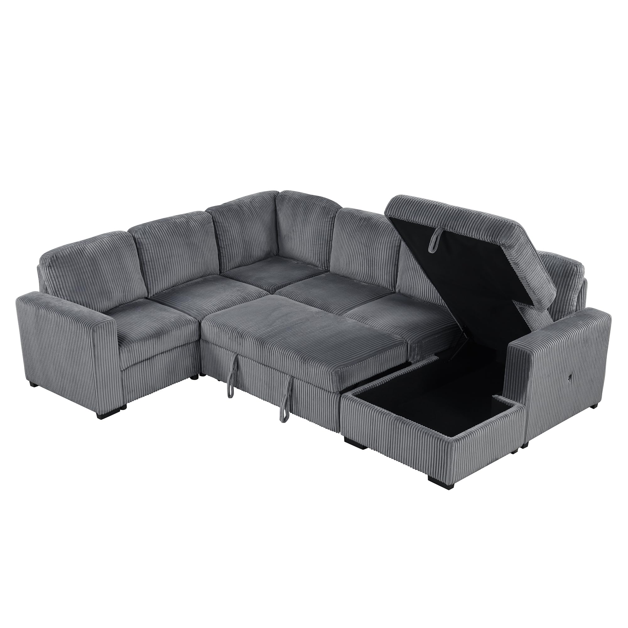Amazon.com: Aiuyesuo U-Shaped Corduroy Combination Corner Sofa