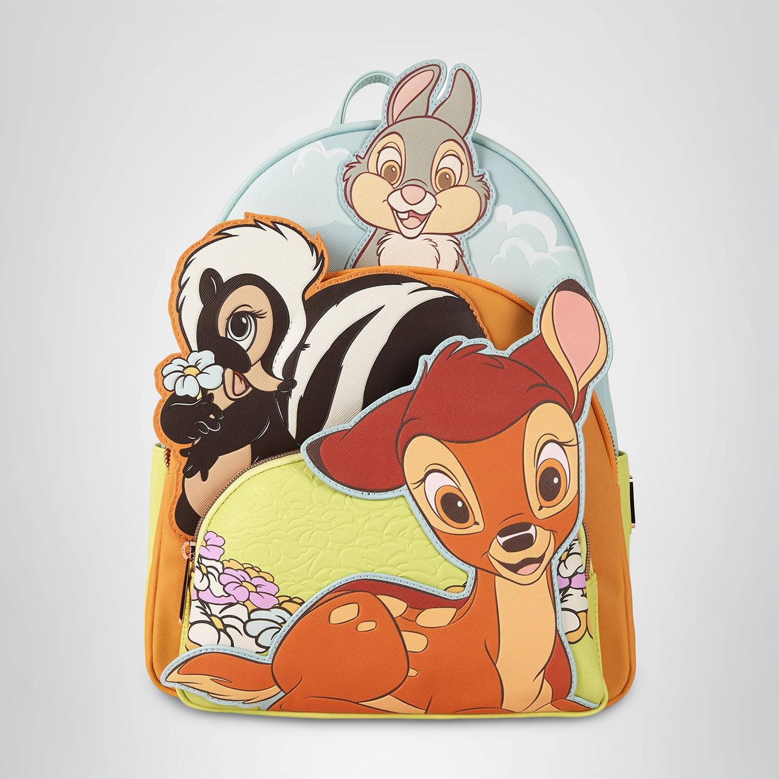 Loungefly Disney Bambi Triple Pocket Mini Backpack : Clothing, Shoes & Jewelry