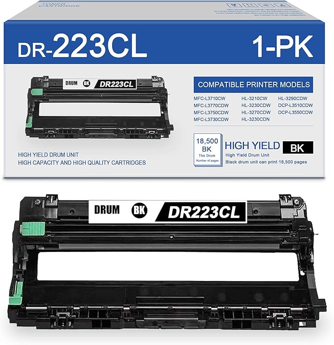 AYCFIYING1 Pack DR223CL DR223CL Drum Unit Replacement for