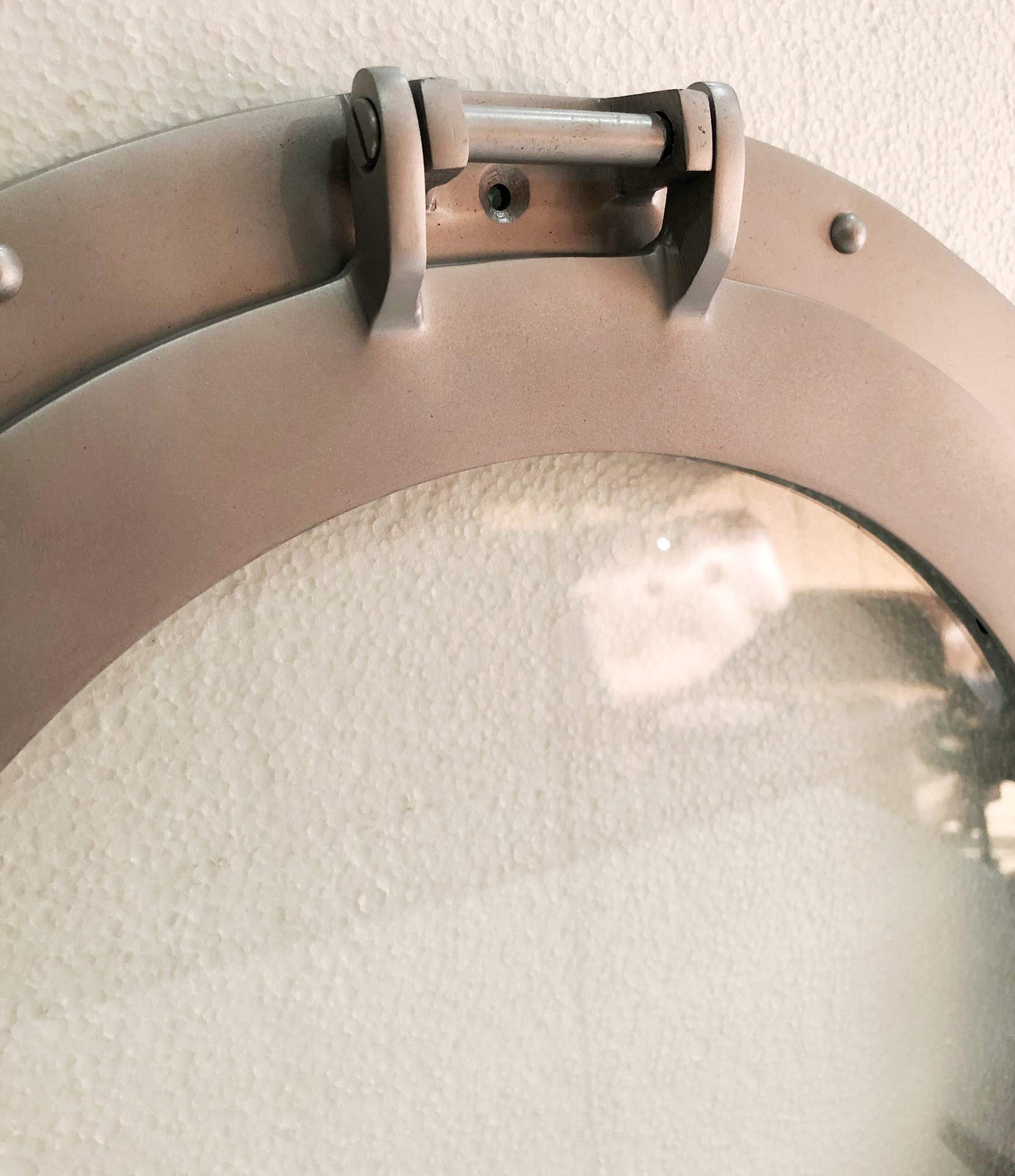 30,5 cm argento antico canale barca oblò finestra nave rotonda vetro decorazione parete oblò