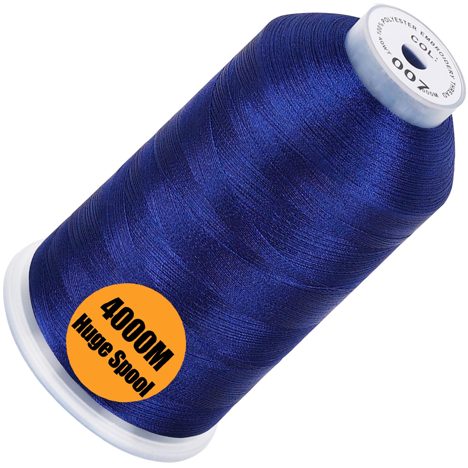 New brothread 4000M Huge Spool Embroidery Machine Thread - Prussian Blue