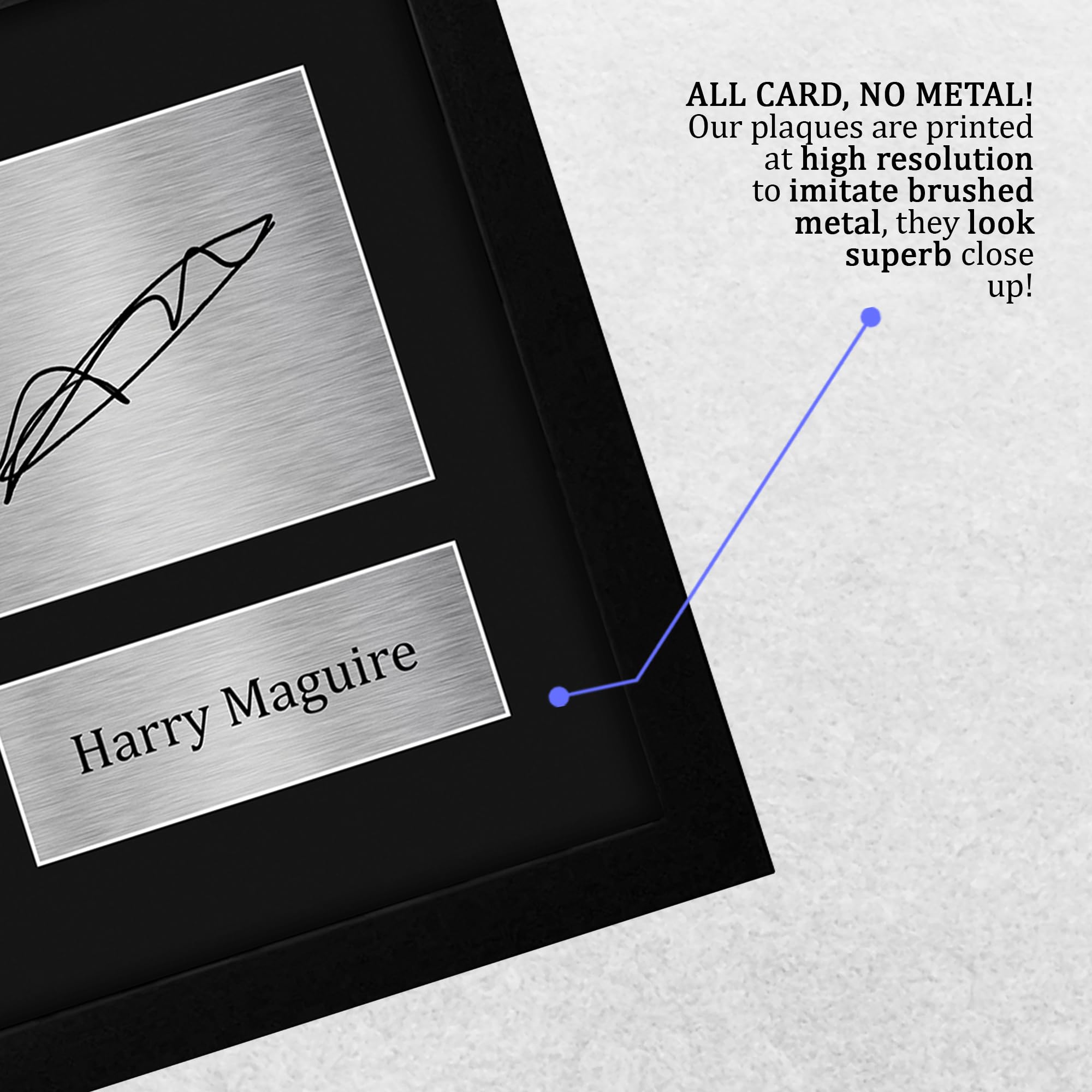 Amazon.co.jp: HWC Trading Harry Maguire England フレーム入りギフト