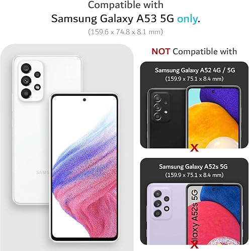 Miniatura 2 de TUDIA Merge - Funda diseñada para Samsung Galaxy A53 5G, protección contra caídas de grado militar Funda protectora de doble capa a prueba de