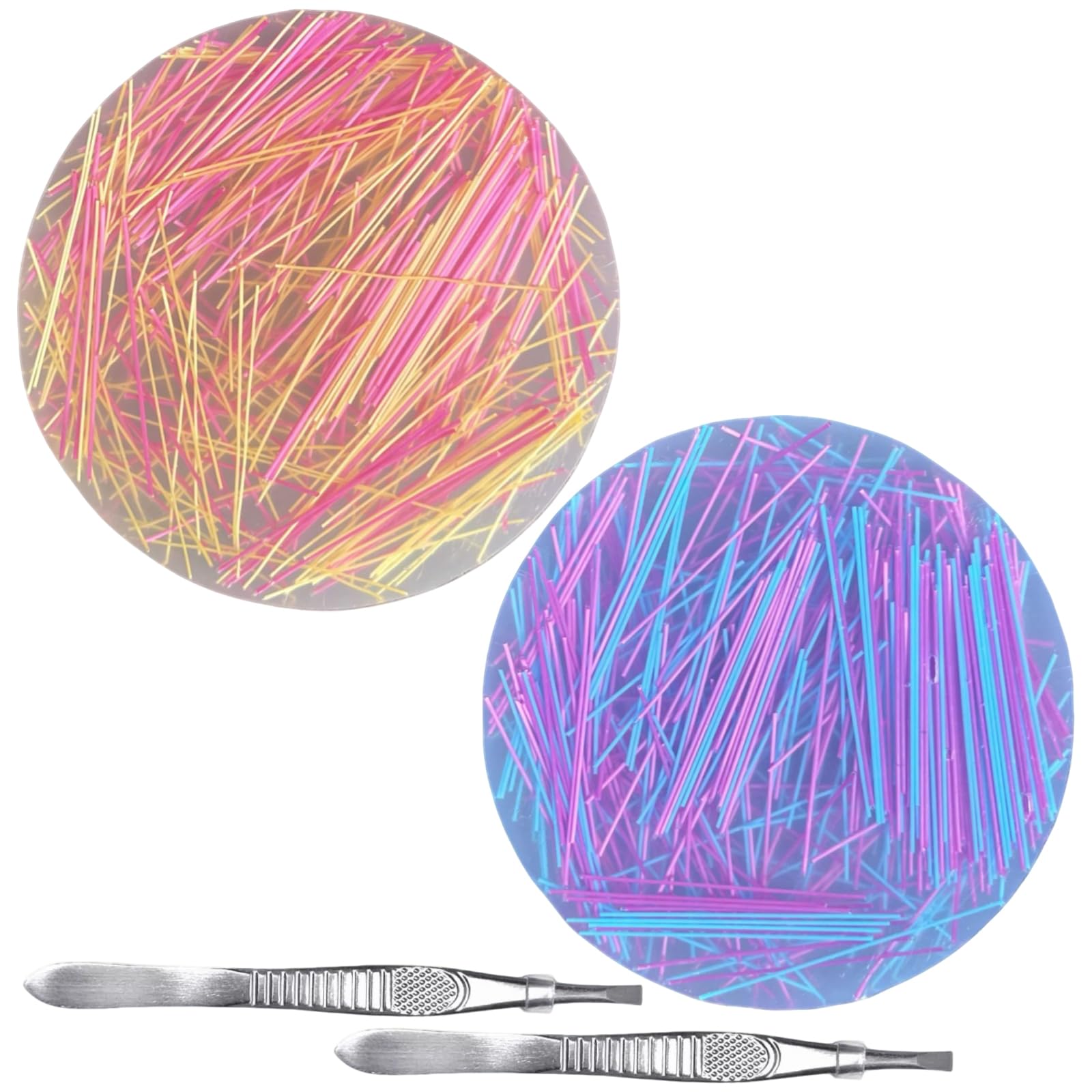 2 Pack Picky Pad Skin Picking Relief Tool Professional Sensory Stress Reliever for Adults Reusable Anxiety Management Pad with Tweezers for Dermatillomania & Calm Focus
