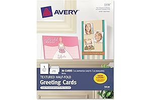 Personalized Greeting Cards for a Lasting Impression: Avery 3297