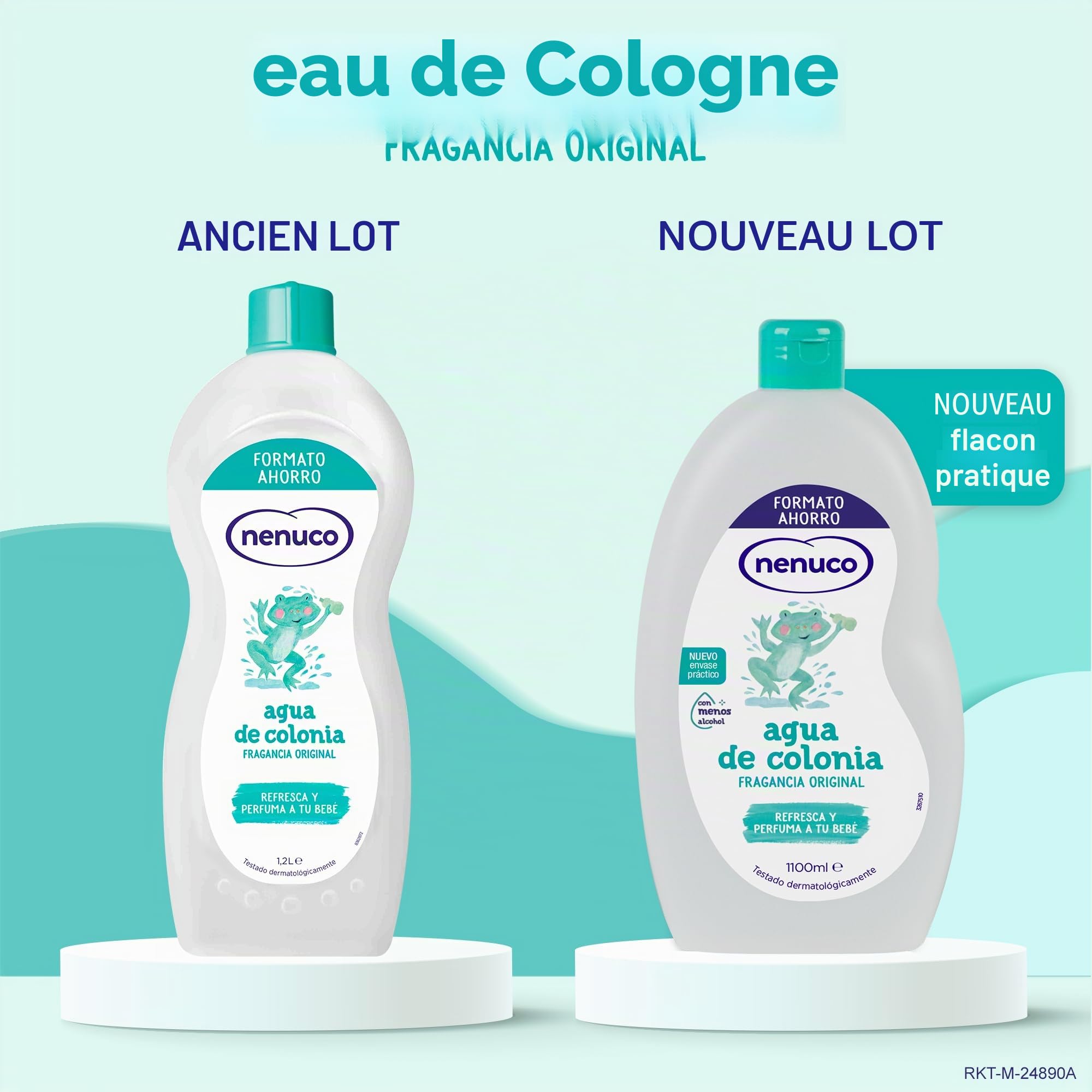 Nenuco Eau de Cologne Original Parfum moins d'alcool 1100ml