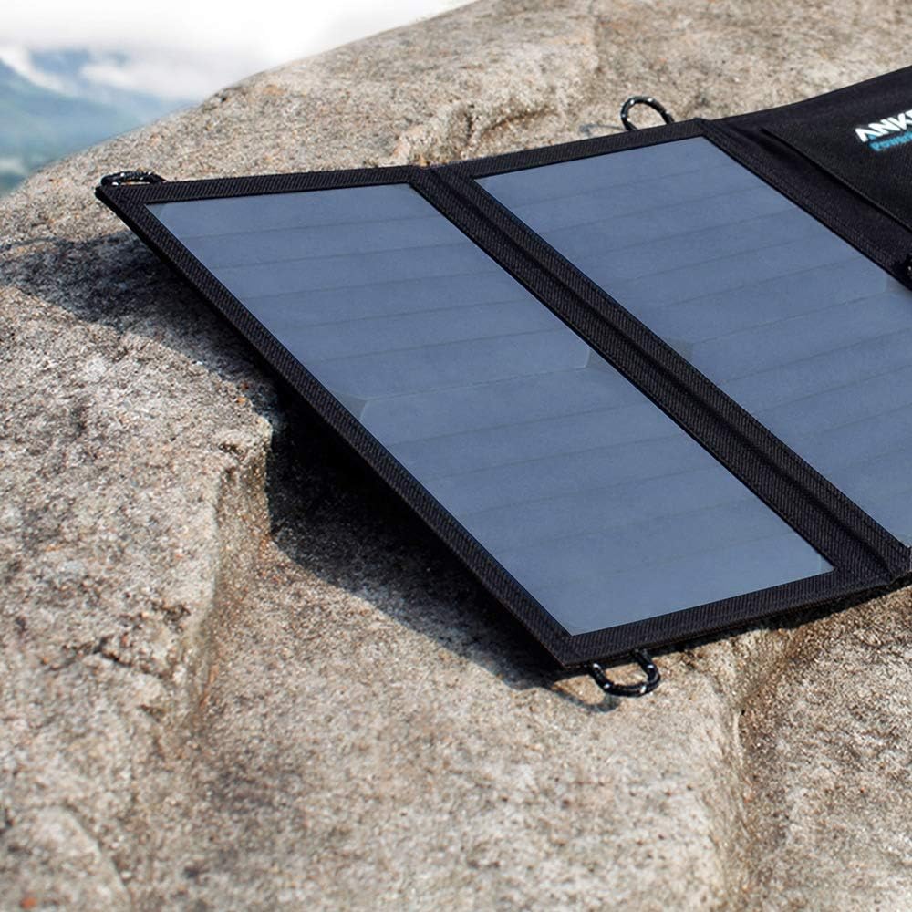 Solar Panel, Anker 15W USB Solar Charger with Dual-Port and Foldable Panel, PowerPort Solar Lite for iPhone 11/Xs/XS Max/XR/X/8/7, iPad Pro/Air/Mini, Galaxy S9/S8/S7/S6, and More
