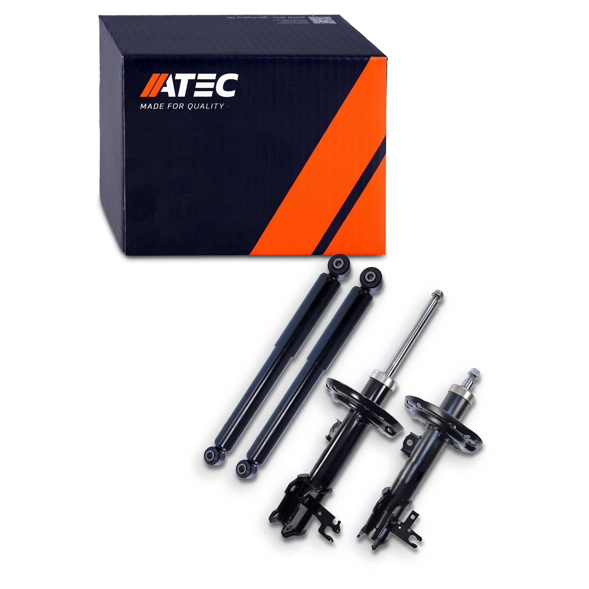 ATEC Germany 4x Amortiguador de gas a presión delantero y trasero strut,