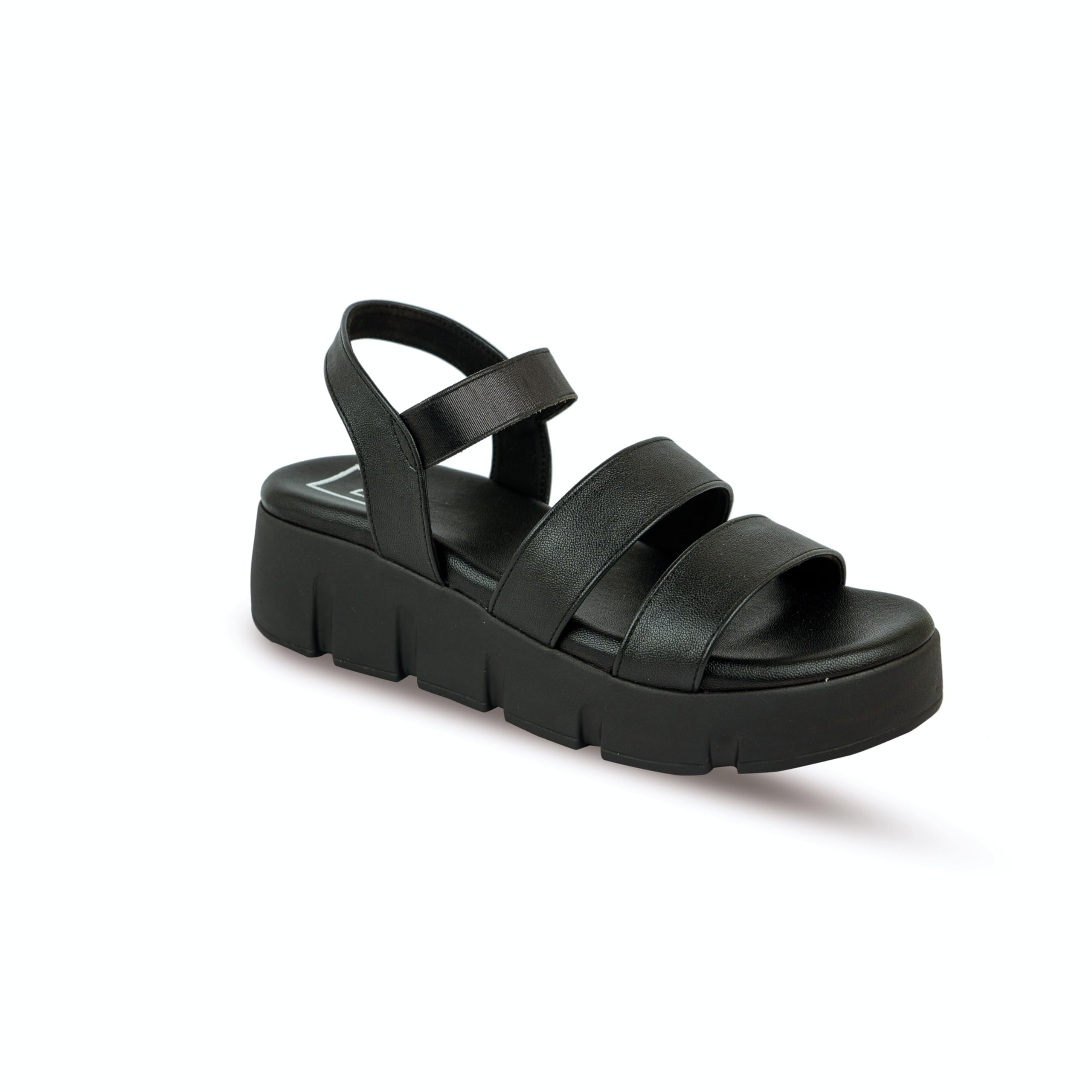 BLUE BEAUTY Womens Fashion Flat Pu Material Sandal | Black Color | Size : 6 (B0D45H64CJ) Amazon Price History, Amazon Price Tracker
