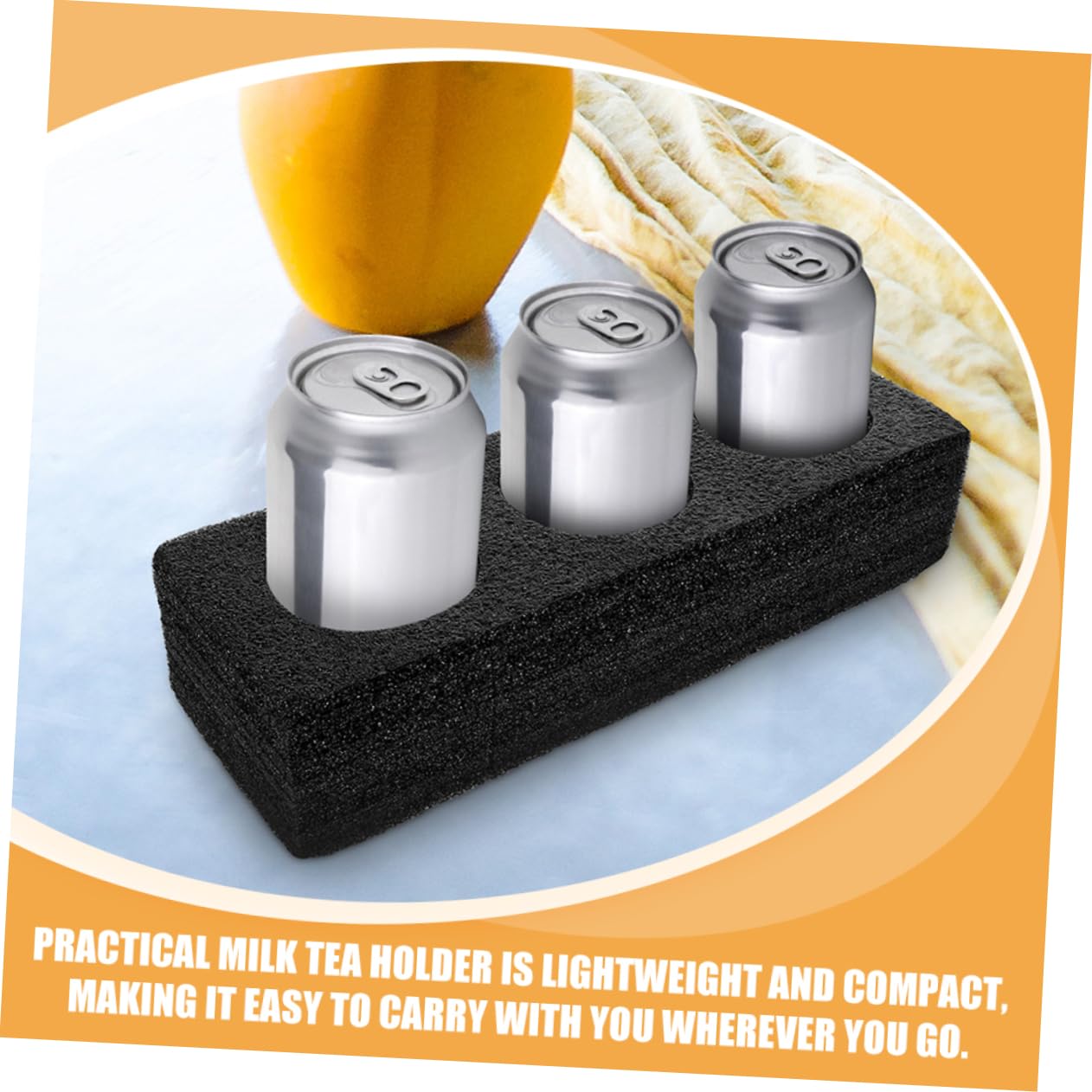 Hohopeti 6piezas Portavasos Para Café Leche Té Bandeja Portabebidas Resistente y Fácil De Usar Para Llevar
