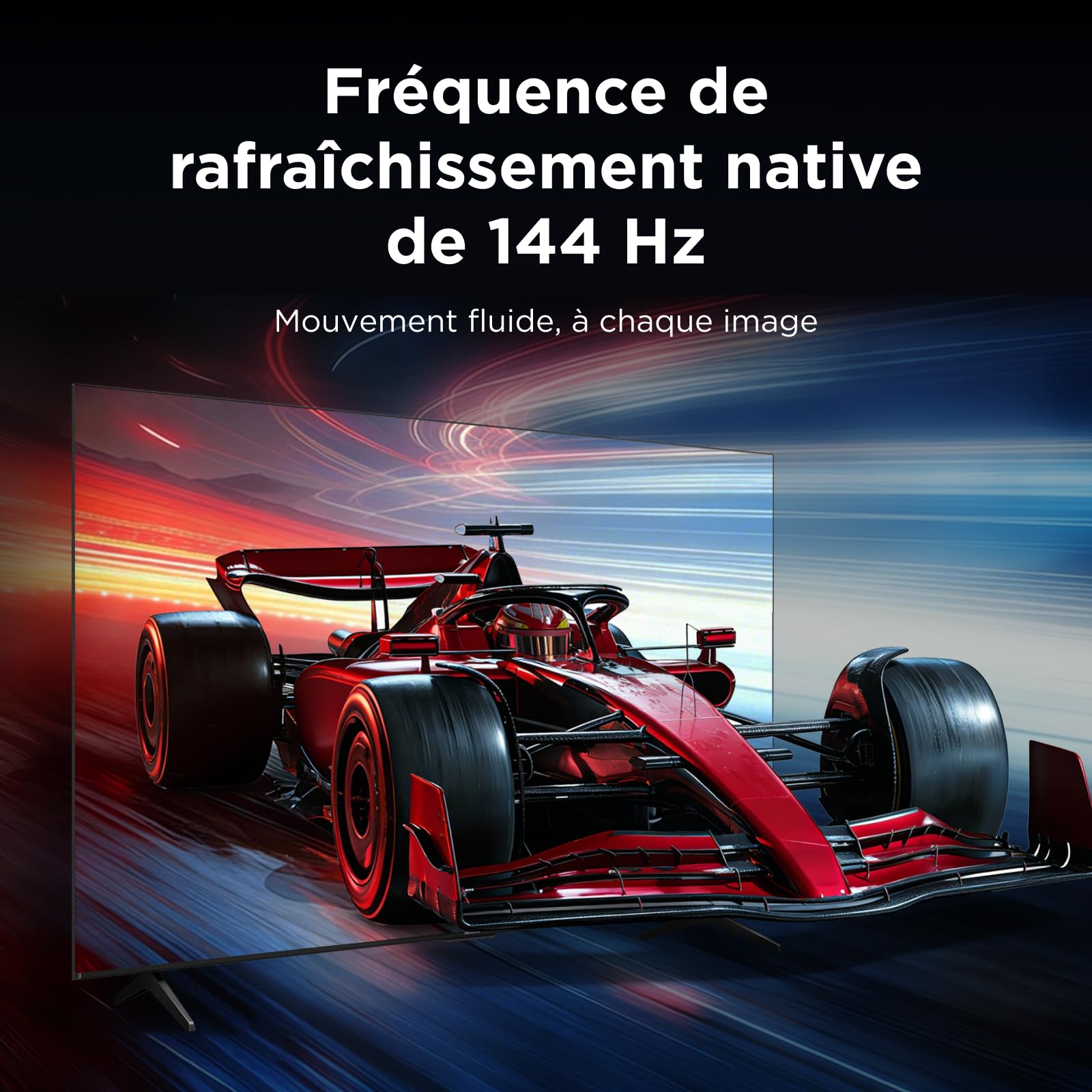 iFFalcon 75U75A 75 Pouces QLED 4K HDR10+ Smart TV, 144 Hz VRR