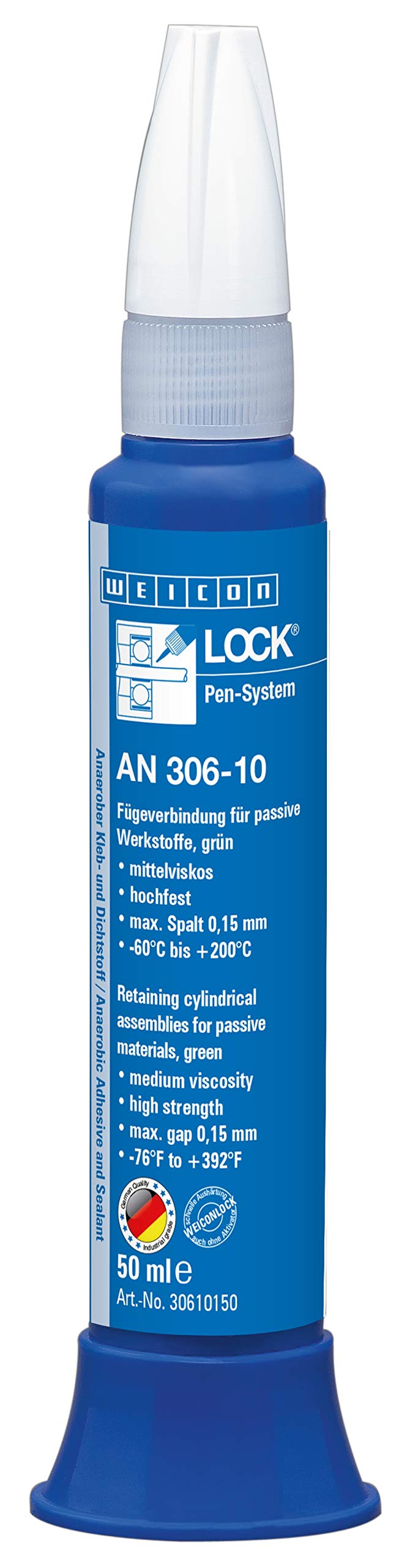 Weiconlock® AN 306-10 | 50 ml | Silindirik Montajları Tutma