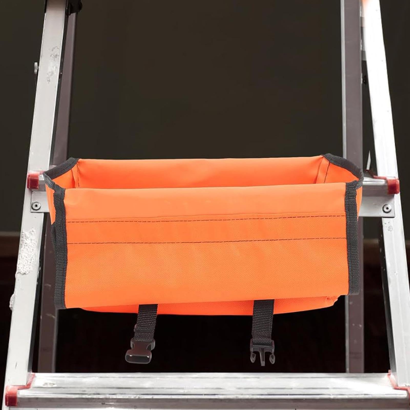 Tool Pouch Ladder Caddy – Large Capacity Organizer Bag With Straps & Pockets, Heavy Duty For Tools And Hardware, Perfect Ladder Attachment