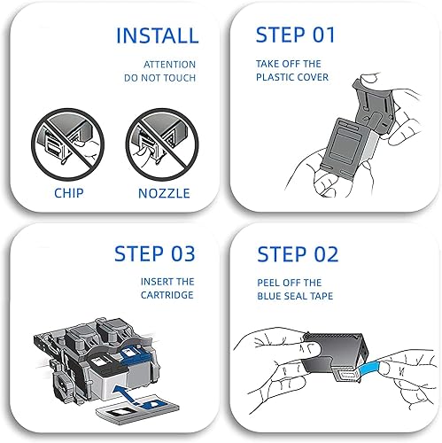 Miniatura 5 de Cartucho de tinta 61XL 1 repuesto negro remanufacturado para HP 61XL 61 utilizado en HP Envy 4500 5530 5534 5535 Deskjet 1000 1010 1510 1512 2540