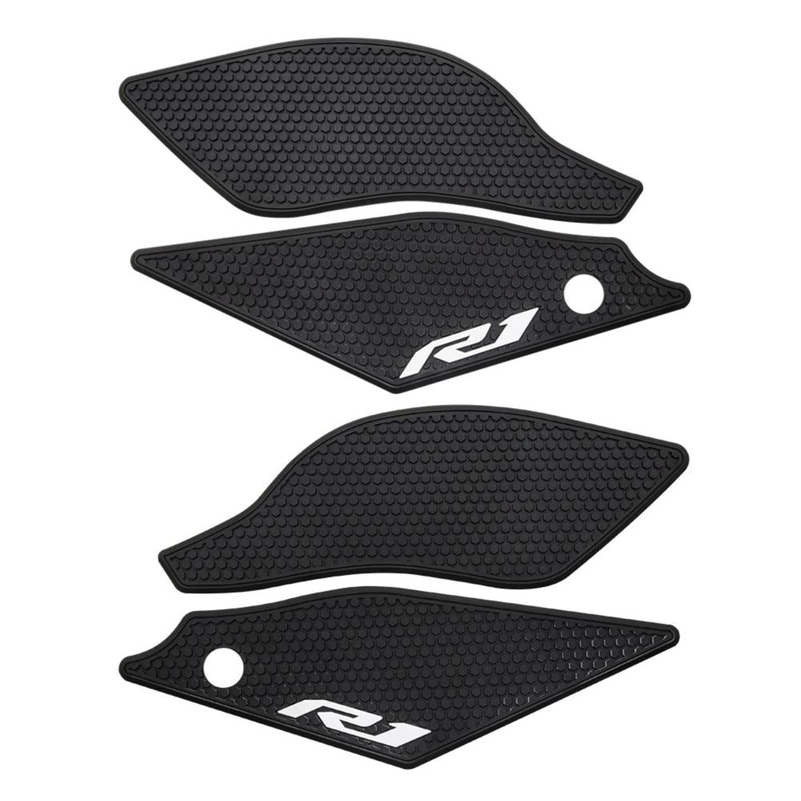 Motorcycle Side Fuel Tank Pads Protector Stickers Grip Traction Pad for Yamaha YZF R1 R1M YZFR1 2020-2021 Fishbone Tank Pad