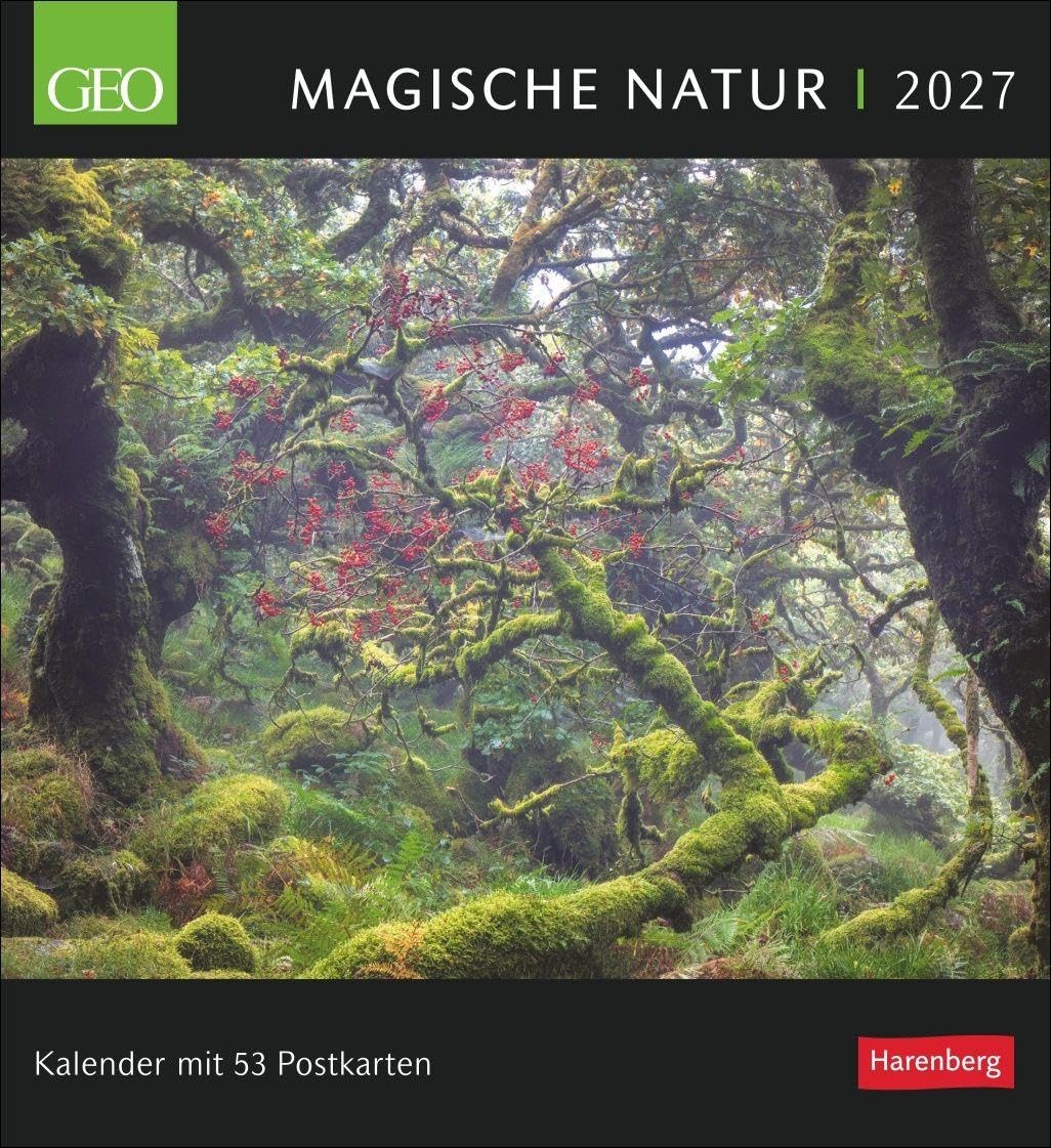 GEO Magische Natur Postkartenkalender 2027 - Wochenkalender mit 53 Postkarten: Foto-Kalender im Postkartenformat 16 x 17,5 cm mit wunderschönen ... mit 53 Postkarten zum Sammeln und Verschicken