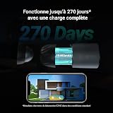 EZVIZ 4MP BC1C avec Panneau Solaire C Caméra Surveillance WiFi Extérieure sans Fil, Autonomie de 270j, Détection de Personne, Vision Nocturne en Couleur, Audio Bidirectionnel, 32Go eMMC Mémoire, IP66 - 6
