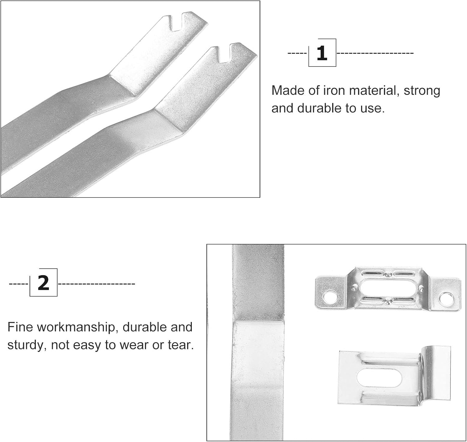 Garneck 2 Sets Picture Frame Hanging Hooks T-Lock Security Hardware Kit for Anti- , Heavy-Duty Picture Hanging Suitable for Museum, Hotel, and Home Wall Decorations