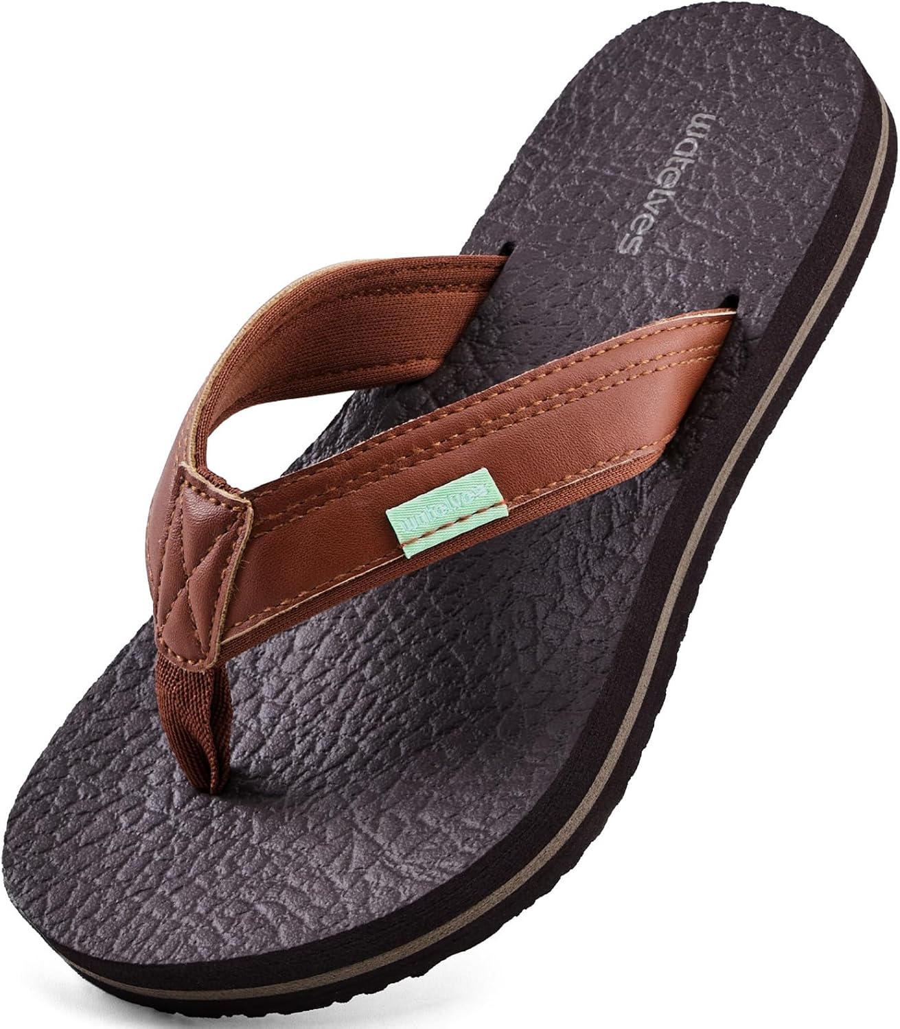 WateLves Youth Big Kids Flip Flops Boys Sandals Summer Thong Slide Sandals for Beach Pool Shower