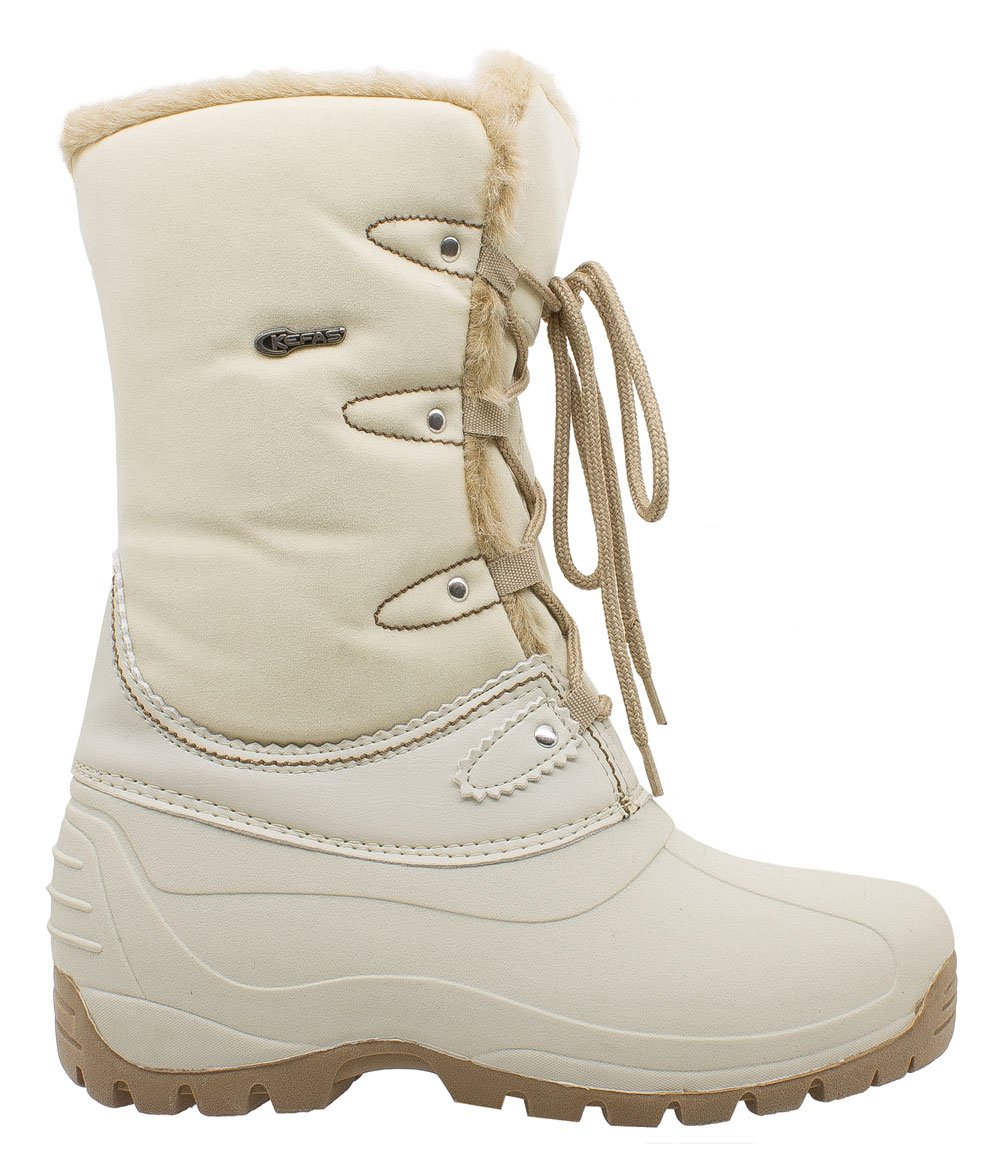 Kefas - Umiak 3129 - Bottes de Neige Femme Chausson Amovible en Feutre