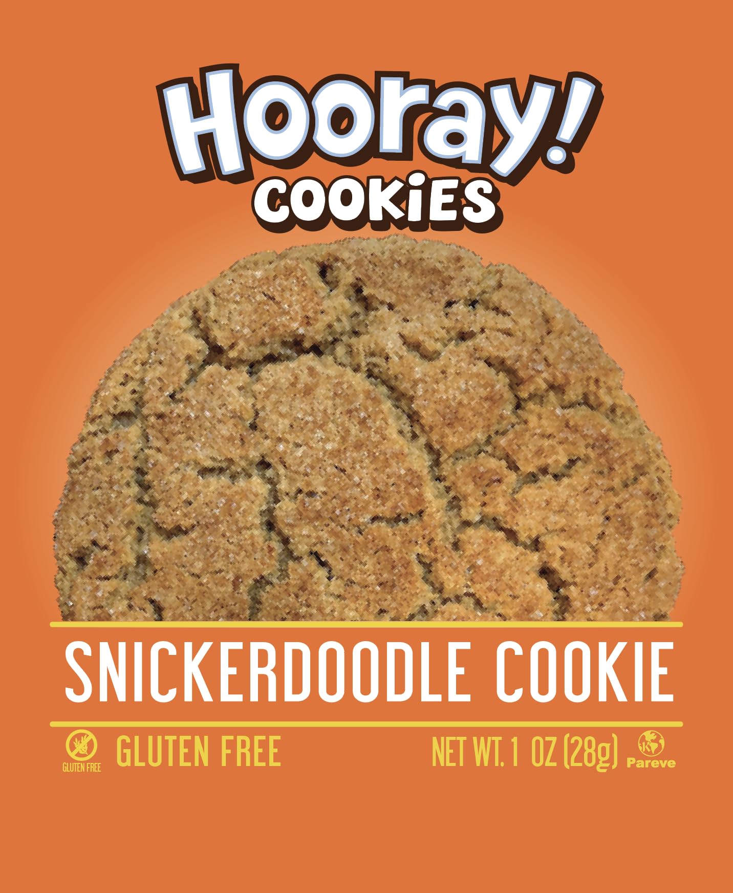 Sun Flour Baking Company Snickerdoodle Cookie, HOORAY! Vegan, Gluten Free, Non GMO, 1 oz (1oz, Gluten Free Snickerdoodle Pack of 24)