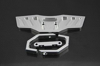 GTBRacing CNC Aluminum Front Bumper for 1/5 RC Car hpi km rv Baja 5b ss 5t 5sc Upgrade Part (Front Bumper)