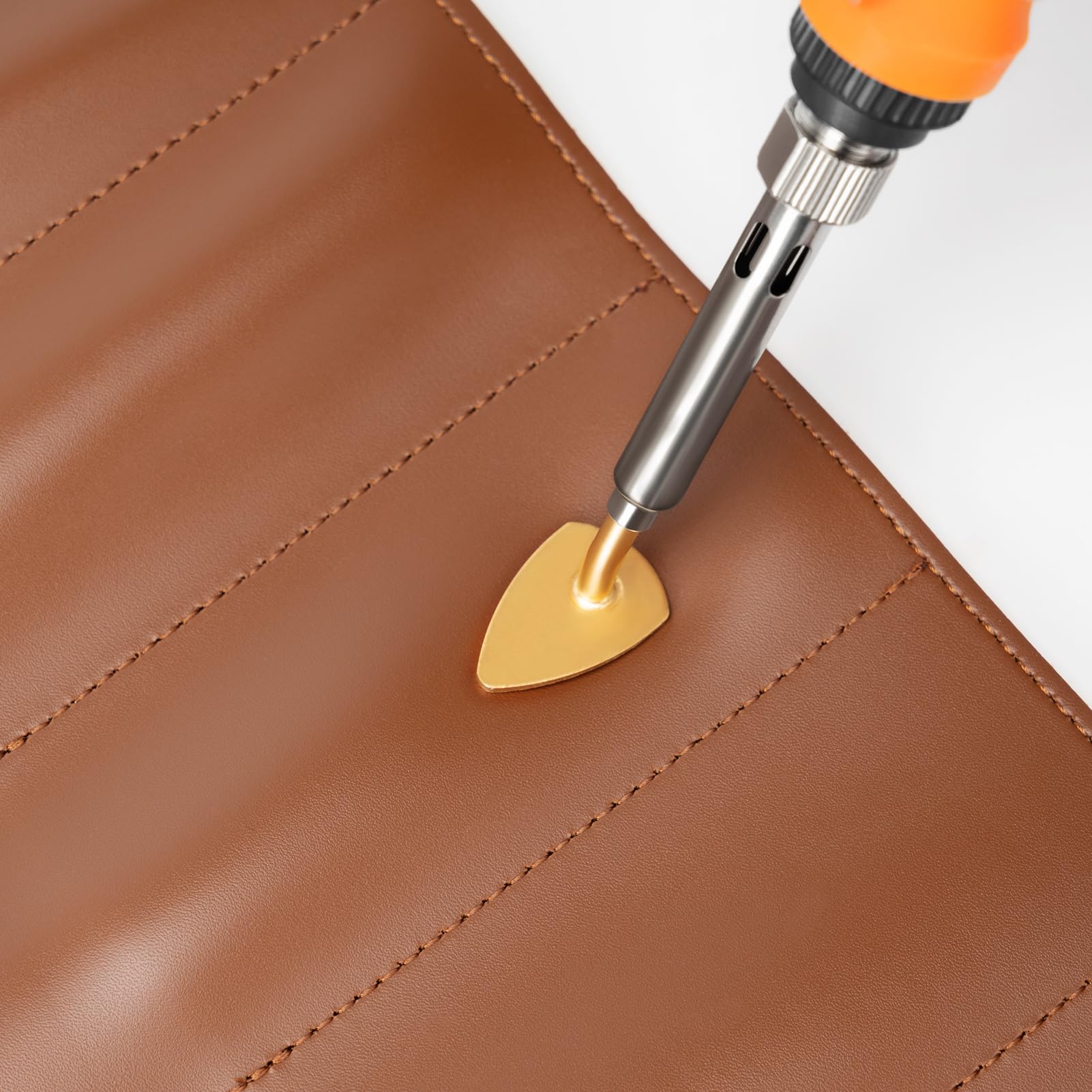 Mini plancha para manualidades, plancha pequeña de 120 W para manualidades, pantalla digital, temperatura ajustable, mini parche para ropa, zapatos, costura y sombreros, portátil y ligero 6