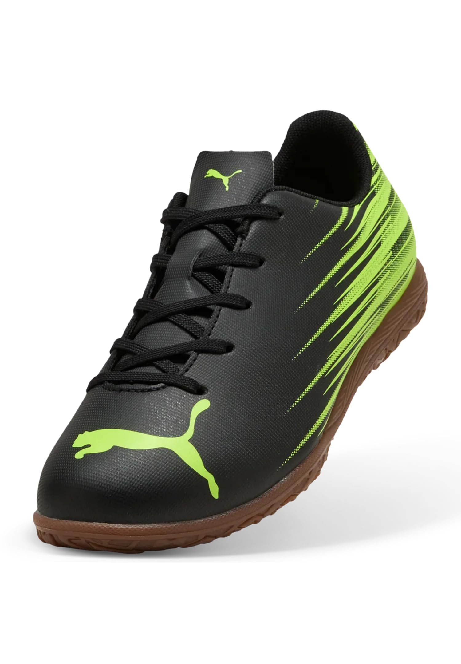 Puma ATTACANTO II IT JR buty piłkarskie, czarno-limonkowe, 35 EU