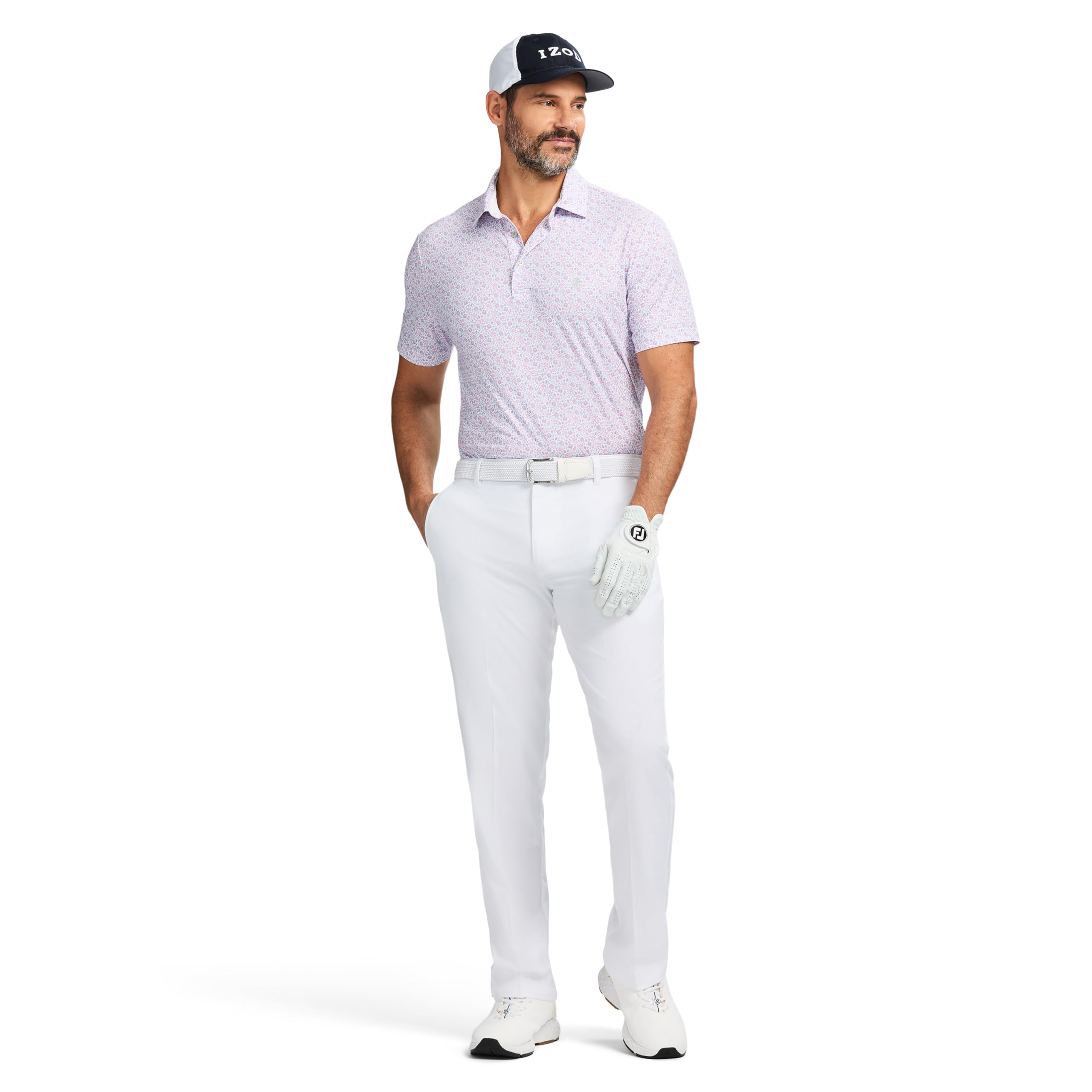 Izod Swingflex Elite Short Sleeve Golf Polo Swingflex Elite - Polo de Golf de Manga Corta Hombre (Pack de 1)