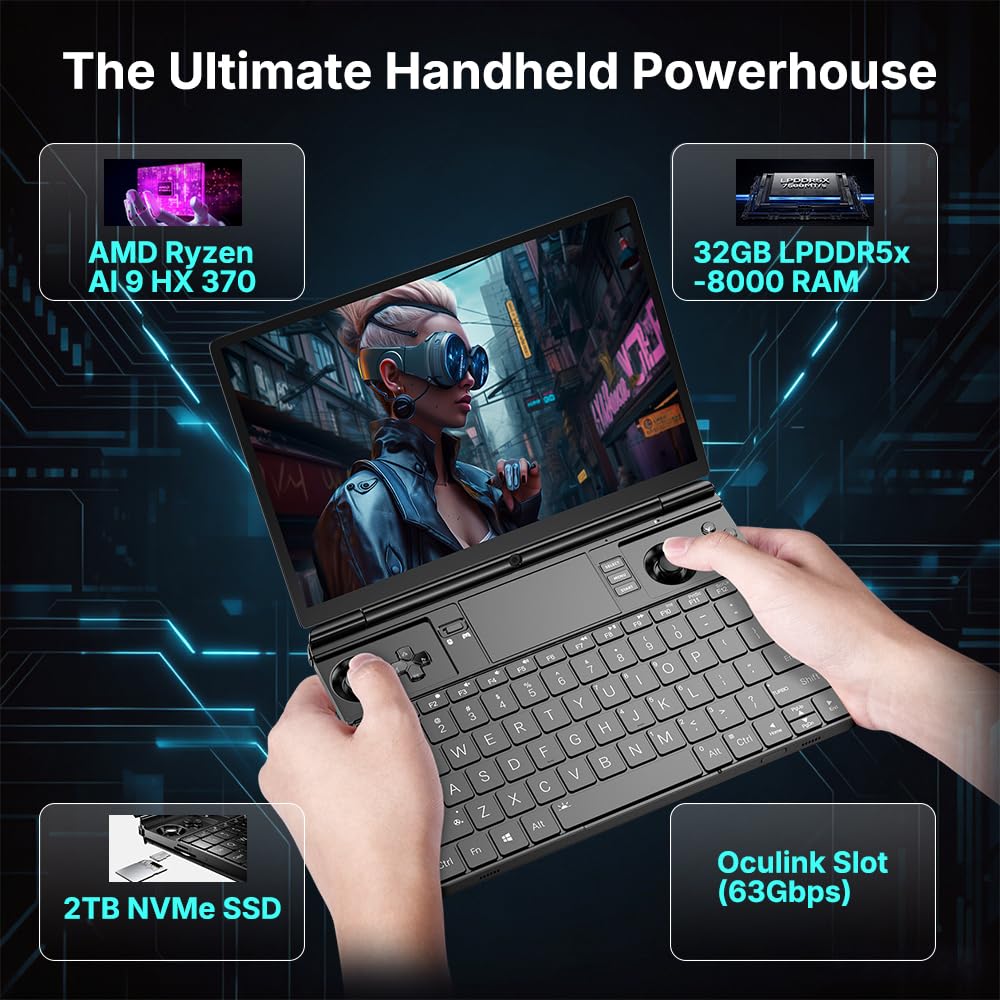 Amazon.com: LANRUO GPD Win Max 2 2025 [AMD Ryzen AI 9 HX 370-32GB+