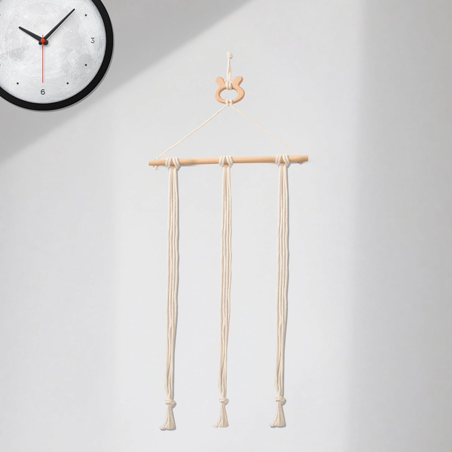 Macrame Hair Clips Organizer and Holder