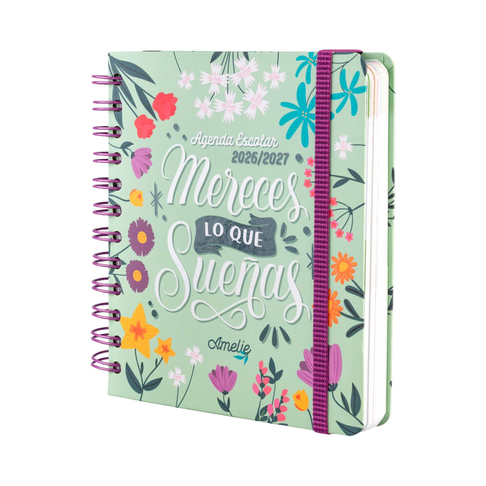Grupo Erik Amelie Academic Diary 2026-2027 Page a Day - Spanish Gifts