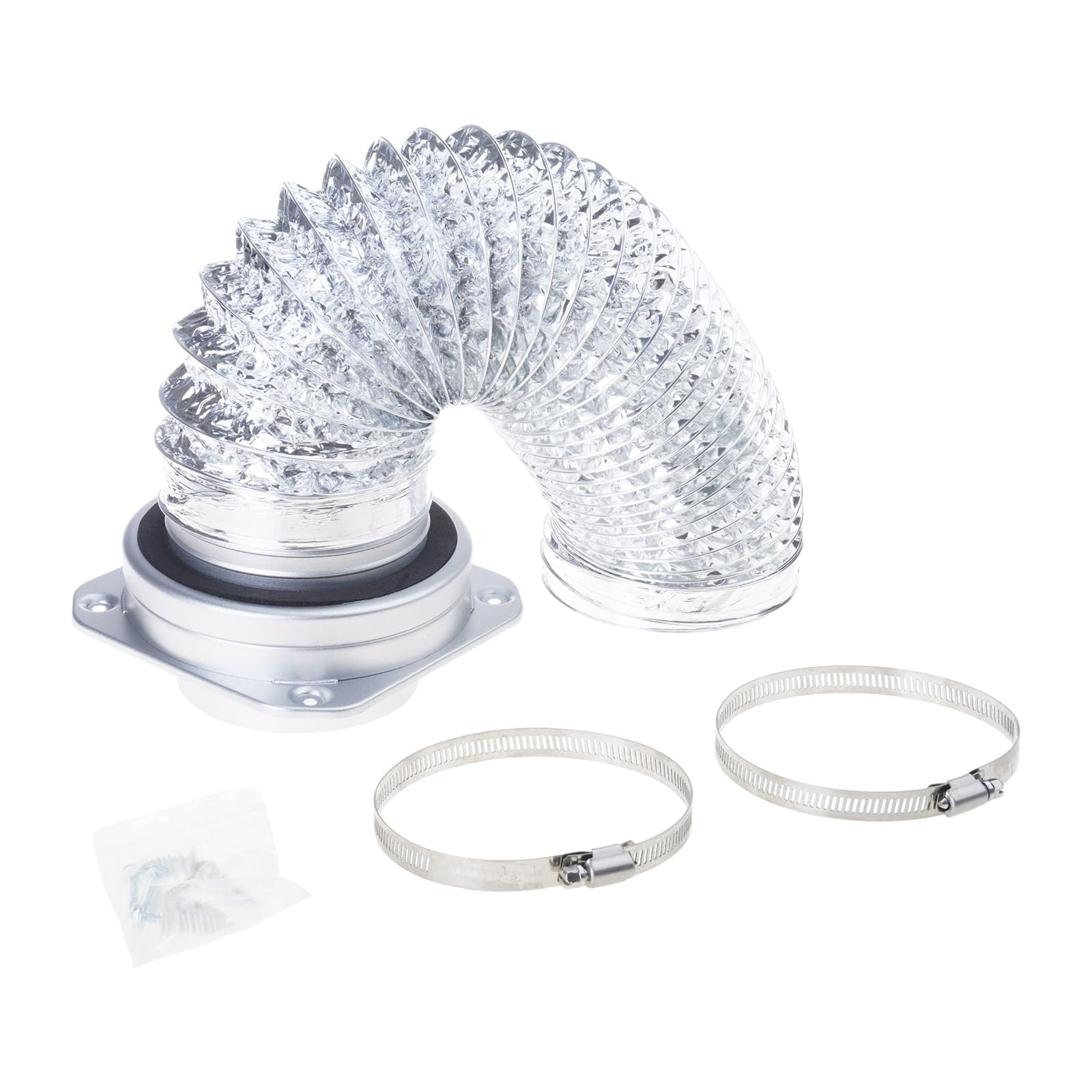 Dryer Vent Coupling 180 Degree Quick Connecting Disconnect Sealed Dryer Exhaust Connector Vent Coupling Maintenance Component