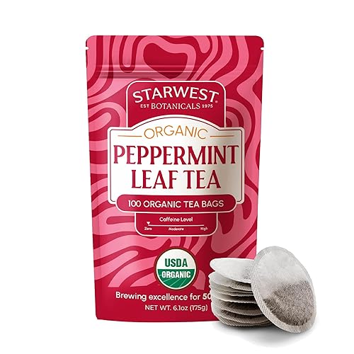 Miniatura 11 de Starwest Botanicals Té Orgánico de Raíz de Diente de León - Té de Hierbas Limpiador, Sin Cafeína, Apoyo Natural para la Eliminación, Raíz de Diente