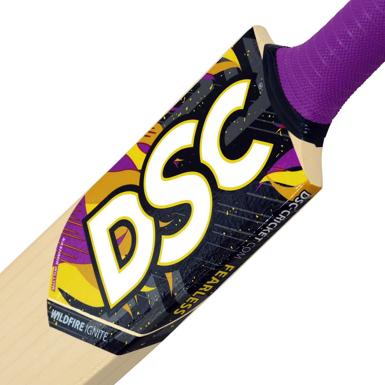 DSC Wildfire Ignite Kashmir Willow Cricket Bat ( Size: Short Handle, Ball_ type : Tennis Ball, Playing Style : All-Round ) (1500174) - Image 4 thumbnail
