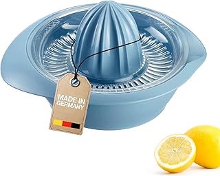 Westmark Presse-Orange/Citron/lemon avec Récipient, Diamètre : 18,7 cm, Capacité : 0,5 L, Plastique, Limetta, Bleu, B0CLGWVPZV