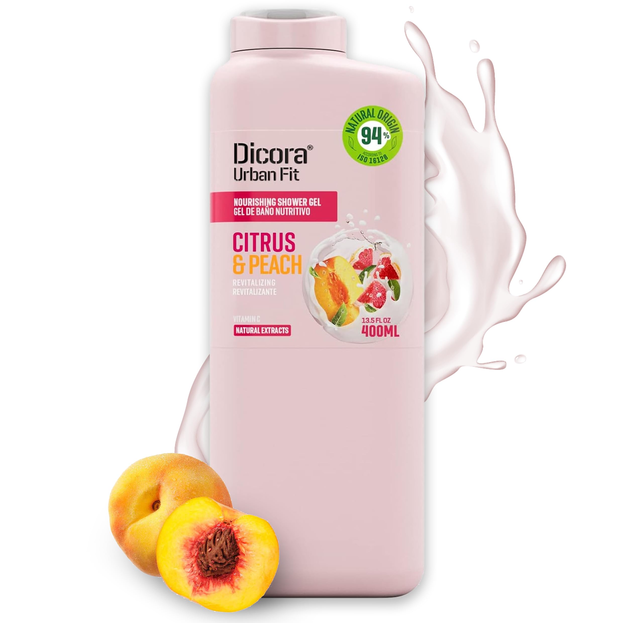 Dicora Urban Fit Body Milk Vitamina C Cítricos y Melocotón 400 ml