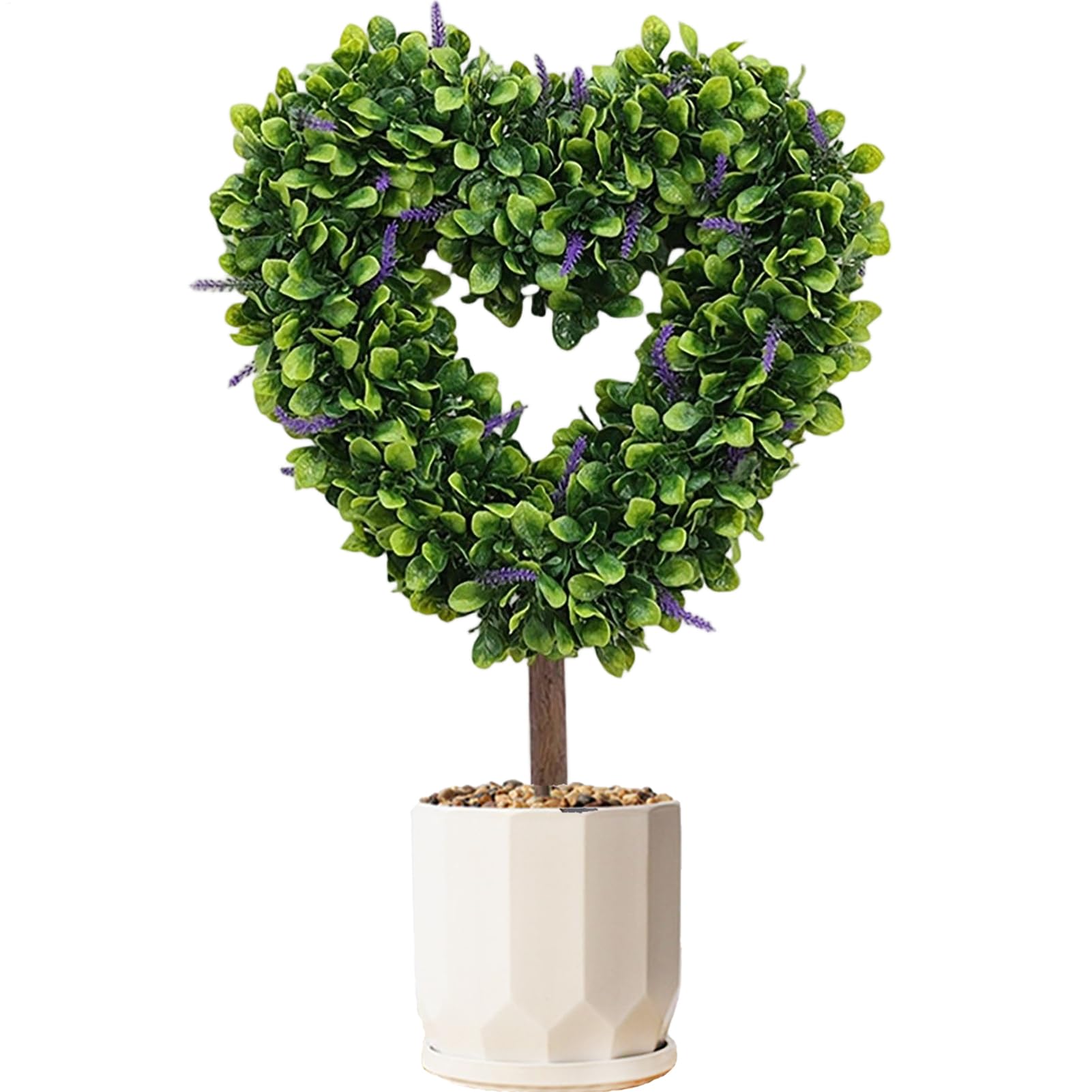 Pot de fleurs impeccable sans entretien grâce au topiaire d'extérieur