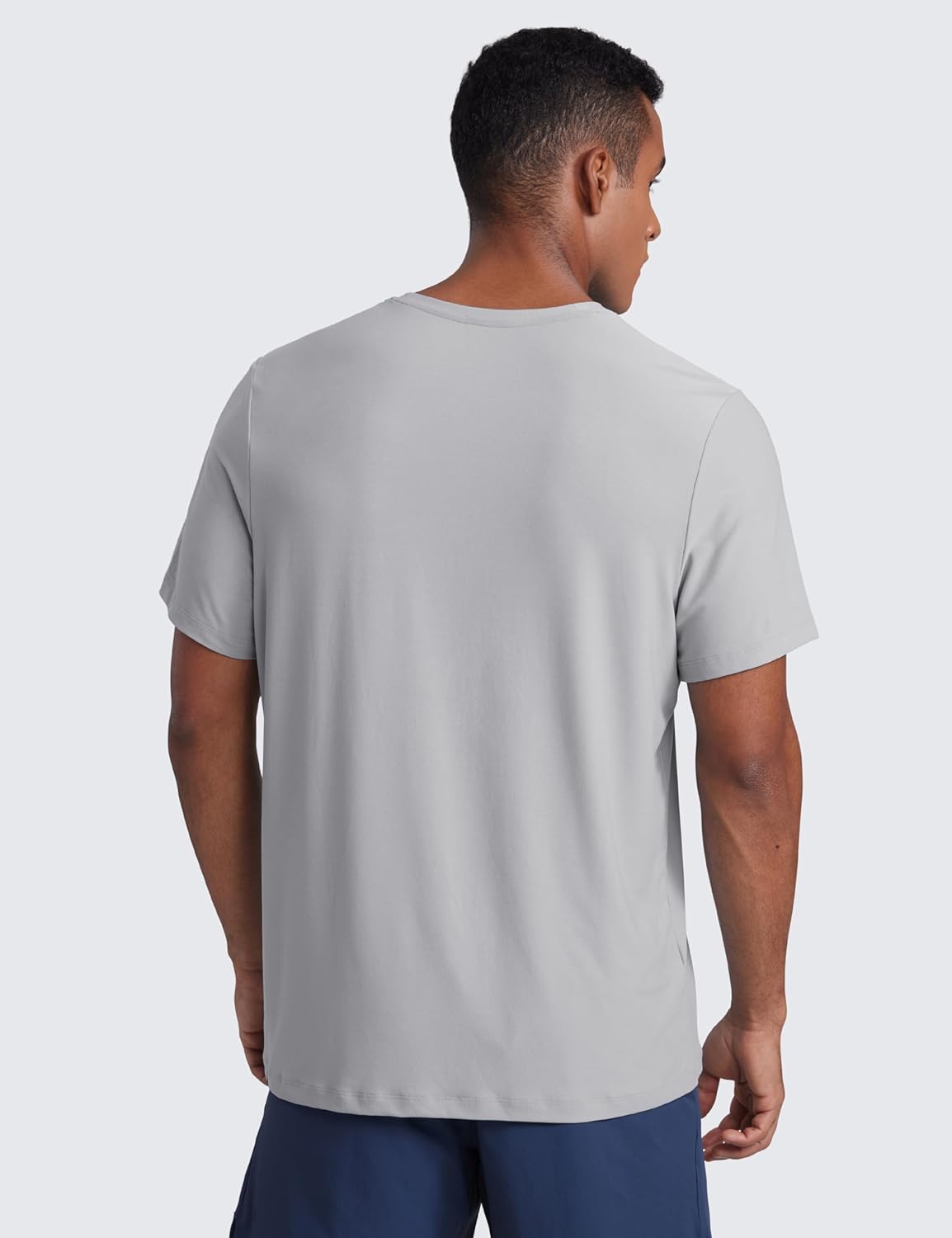 CRZ YOGA Cloudweight Crewneck Shirts for Men - Comfy Lightweight Workout Casual Athletic Short Sleeve T-Shirts - Image 2