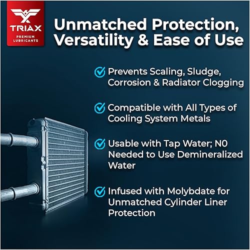 Miniatura 4 de Triax All Fleet ELC Refrigerante y anticongelante, Diesel Extreme HD NOAT, 1 millón de millas, 8 años, 20,000 HRS, CAT EC-1, concentrado (1 galón)