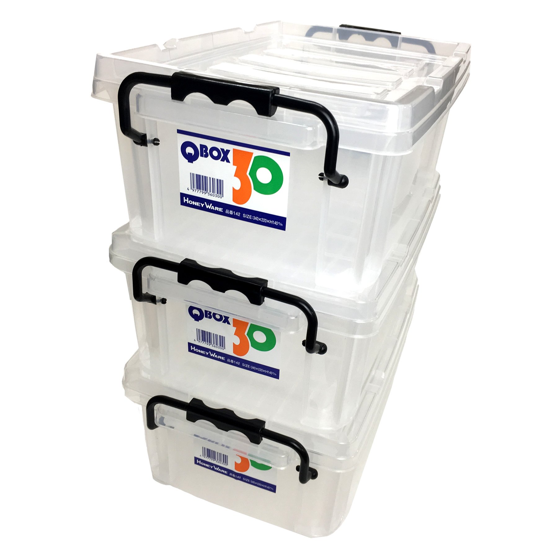 Amazon.co.jp: QBOX－30 （340×220×140mm） 1個