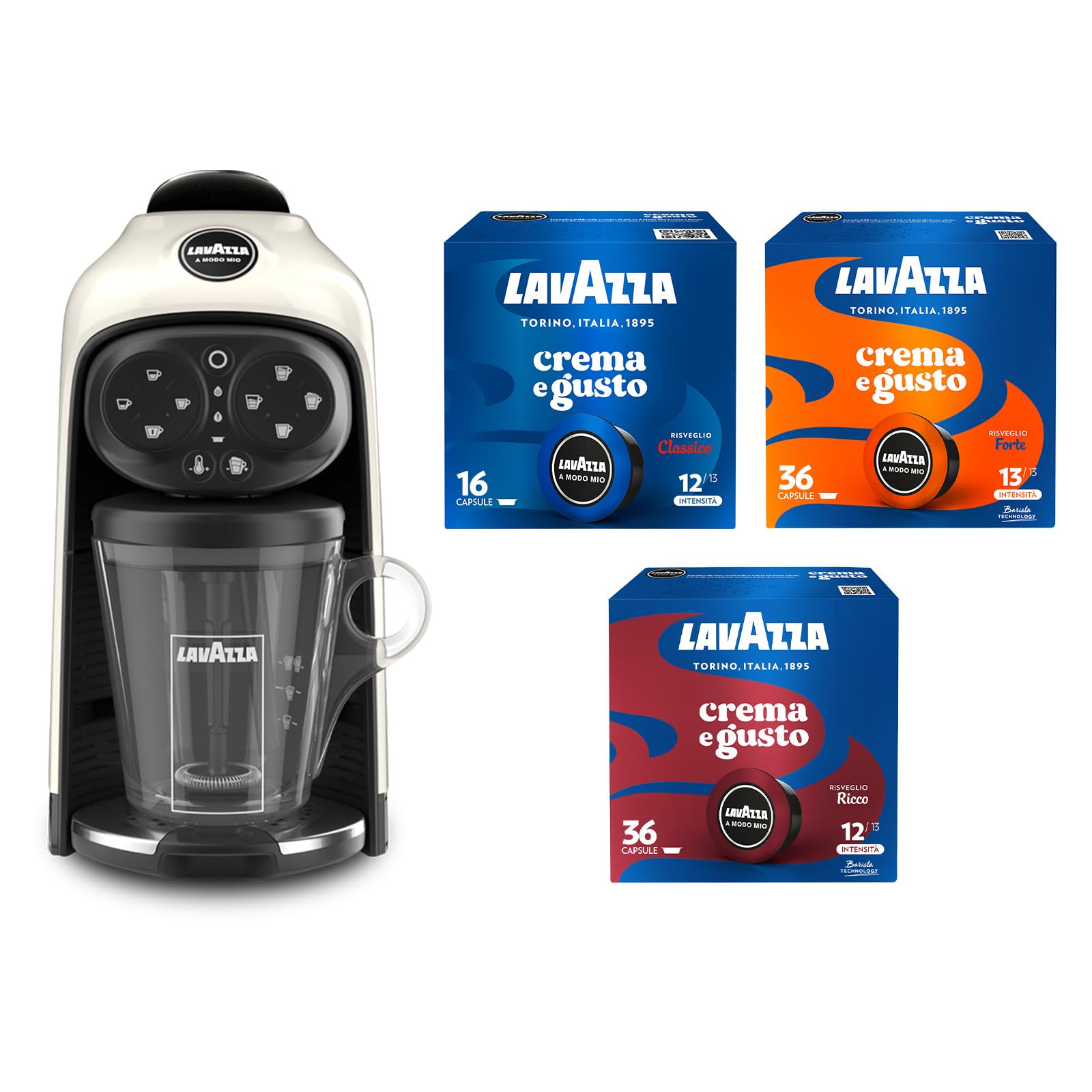 Lavazza Deséa, machine à café à capsules, 1500 W, réservoir 1,1 L