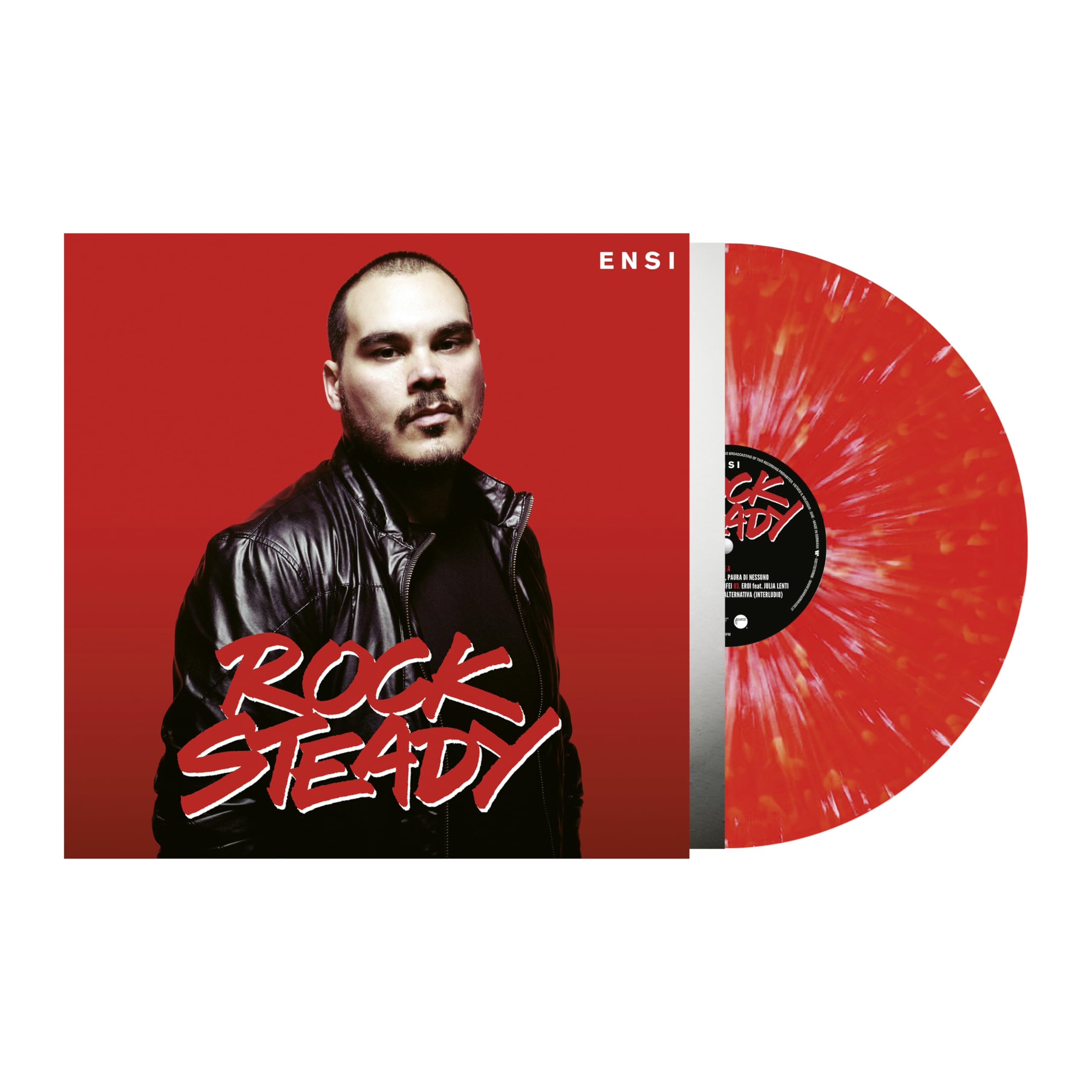 Ensi Rock Steady Vinyl LP 180g Colored Red Splatter Autographed And Numbered