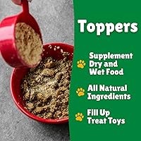 Vista 3 de Lucky Premium - Gránulos de batata para perros, hechos con batata real, condimento de comida para perros para añadir sabor a cada comida (7 onzas)