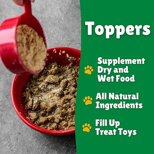 Miniatura 3 de Lucky Premium - Gránulos de manzana para perros, hechos con cecina de manzana Fuji real, condimento para agregar sabor a cada comida (10 onzas)