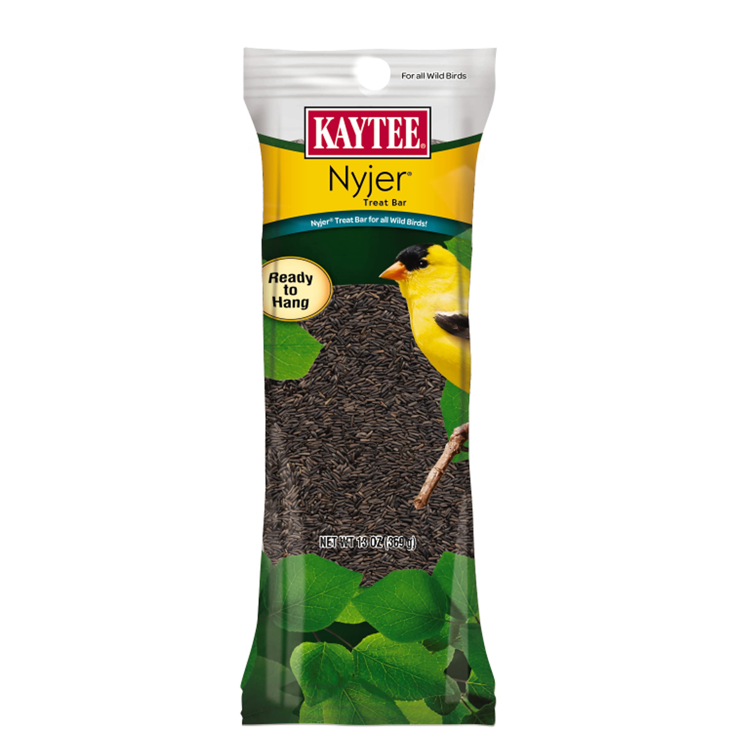 Kaytee Nyjer Wild Bird Food Seed Treat Bar, 13 Ounce 13 Ounce (Pack of 1) 13 Ounce Bar
