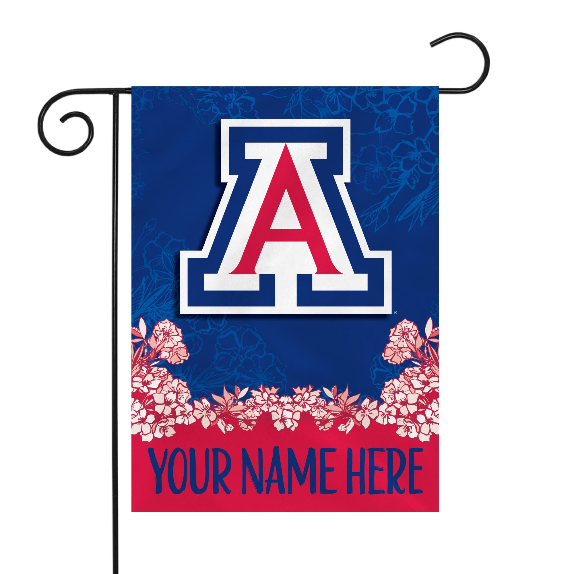 Rico Industries NCAA Standard/Primary Personalized Garden Flag